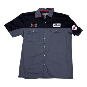 FAST & FURIOUS Dom Toretto Car Racing Mechanic Short Sleeve Shirt Mens XL